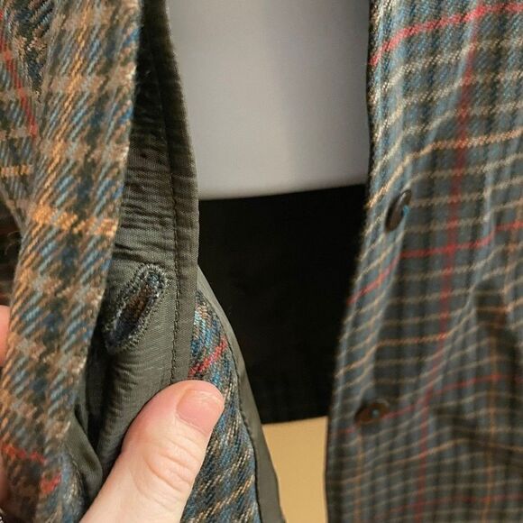 Vintage Avoca Collection Ireland Made Handwoven Lined Wool Plaid Jacket Medium - Picture 7 of 12